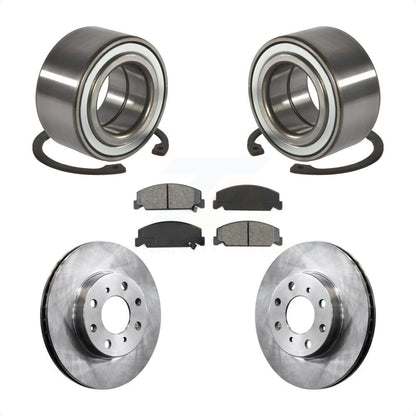 Wheel Bearing Disc Brake Rotors And Semi-Metallic Pads Front Kit For Honda Civic