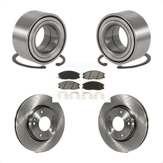 Wheel Bearing Disc Brake Rotors And Pads Front Kit For Hyundai Santa Fe