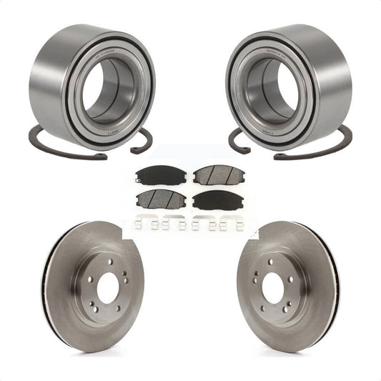 Wheel Bearing Disc Brake Rotors And Pads Front Kit For Hyundai Santa Fe