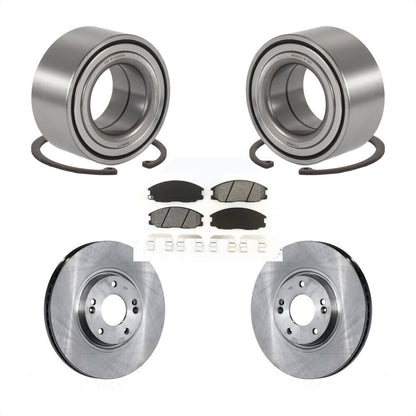 Wheel Bearing Disc Brake Rotor And Semi-Metallic Pad Front Kit For Hyundai XG350