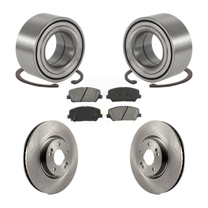Wheel Bearing Disc Brake Rotors And Pads Front Kit For 2011-2015 Kia Optima 2.0L