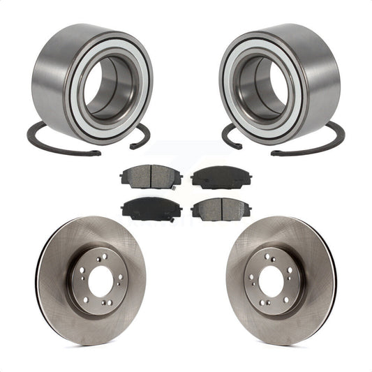 Wheel Bearing Disc Brake Rotors And Pads Front Kit For 2000-2009 Honda S2000
