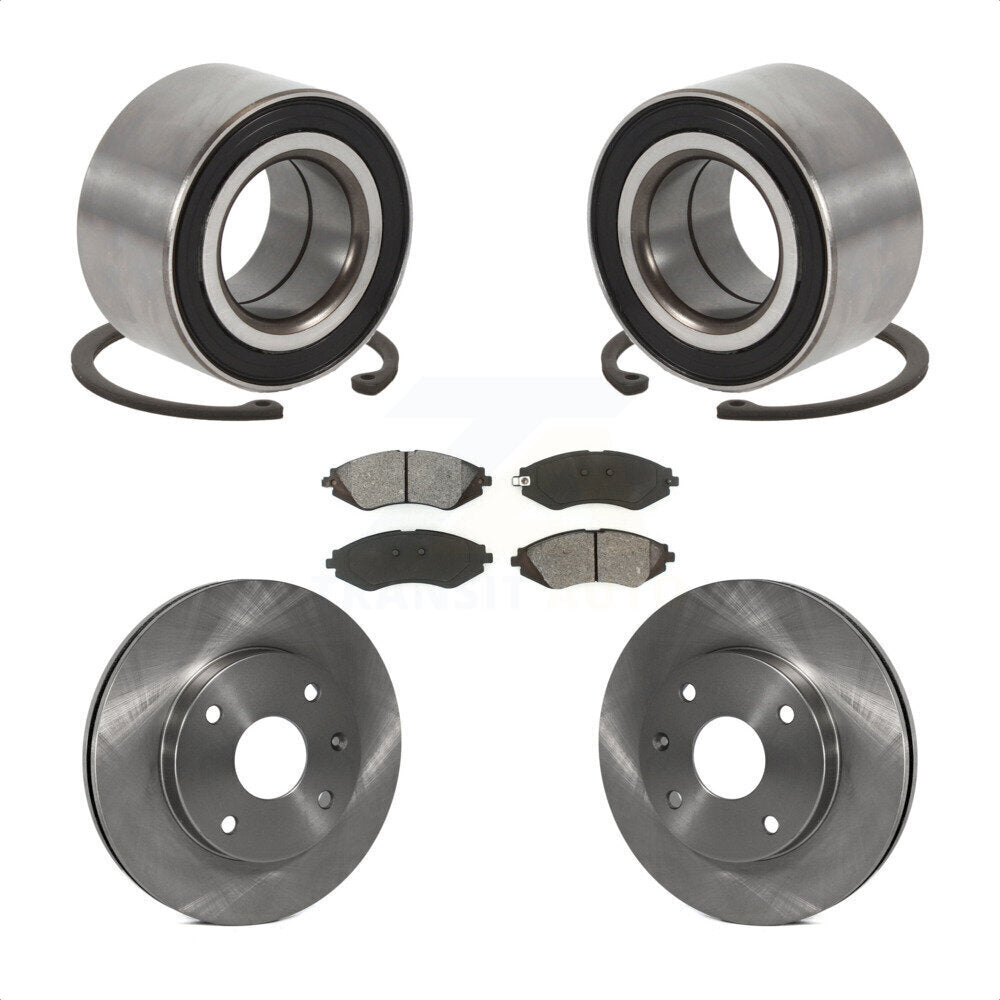 Wheel Bearing Brake Rotor Pads Front Kit For Chevrolet Optra Suzuki Forenza Reno
