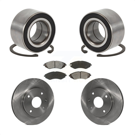 Wheel Bearing Brake Rotor Pads Front Kit For Chevrolet Optra Suzuki Forenza Reno