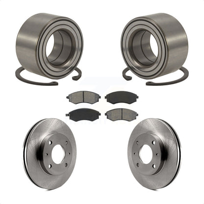 Wheel Bearing Disc Brake Rotors And Pads Front Kit For Hyundai Tiburon Elantra