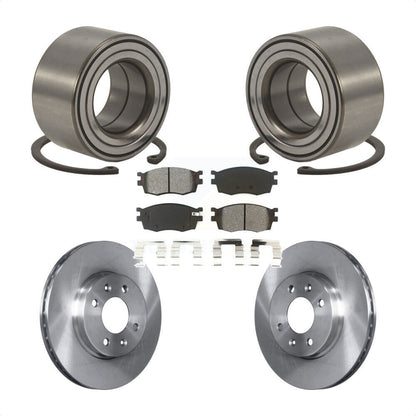 Wheel Bearing Disc Brake Rotor And Pad Front Kit For Hyundai Accent Kia Rio Rio5