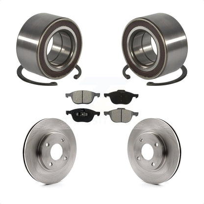 Wheel Bearing Disc Brake Rotor & Pad Front Kit For 2004 Ford Focus From 04 05