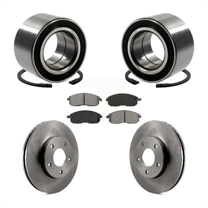Wheel Bearing Brake Rotor Pad Front Kit For 2000-2001 Nissan Maxima INFINITI I30