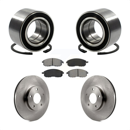 Wheel Bearing Brake Rotor & Pads Front Kit For Nissan Altima Maxima INFINITI I35