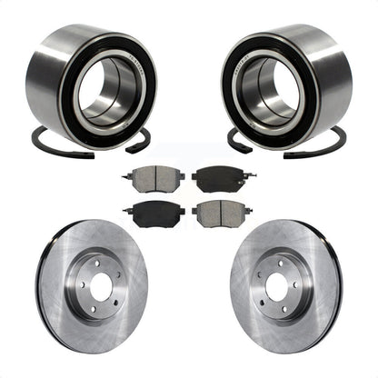 Wheel Bearing Disc Brake Rotors And Pads Front Kit For Nissan Altima Maxima