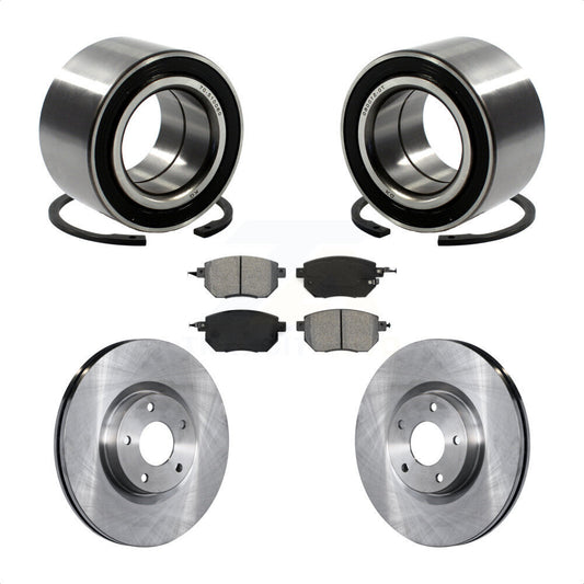 Wheel Bearing Disc Brake Rotors And Pads Front Kit For Nissan Altima Maxima