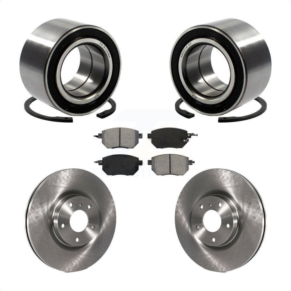 Wheel Bearing Disc Brake Rotors And Pads Front Kit For Nissan Altima Maxima