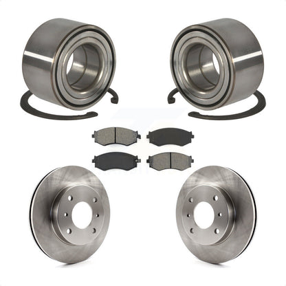 Wheel Bearing Disc Brake Rotors And Pads Front Kit For Nissan Sentra 1.8L