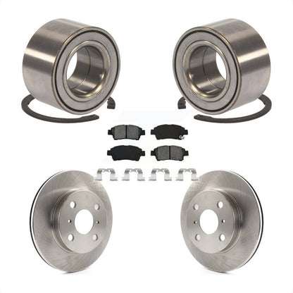 Wheel Bearing Disc Brake Rotors And Pads Front Kit For 2000 Toyota Echo To 08 00