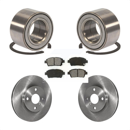 Wheel Bearing Disc Brake Rotors And Pads Front Kit For 2004-2006 Scion xB xA