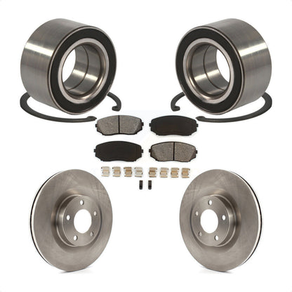 Wheel Bearing Disc Brake Rotors And Pads Front Kit For Ford Edge Lincoln MKX