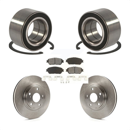 Wheel Bearing Disc Brake Rotors And Pads Front Kit For 2004-2006 Lexus ES330