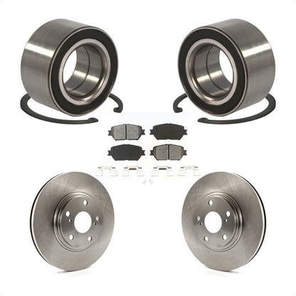 Wheel Bearing Disc Brake Rotor And Semi-Metallic Pads Front Kit For Toyota Camry