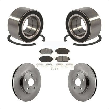 Wheel Bearing Brake Rotor & Pads Front Kit For Toyota Sienna Camry Solara Avalon
