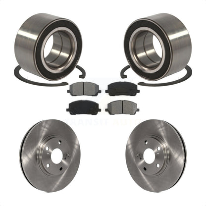 Wheel Bearing Disc Brake Rotors And Pads Front Kit For Toyota Highlander
