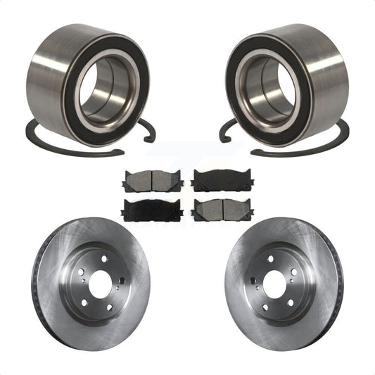 Wheel Bearing Disc Brake Rotor Pad Front Kit For Toyota Camry Lexus ES350 Avalon