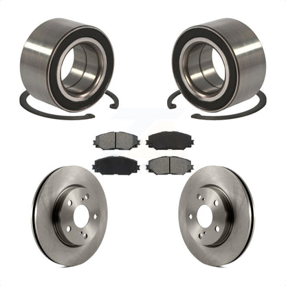 Wheel Bearing Disc Brake Rotors And Pads Front Kit For 2010 Lexus HS250h