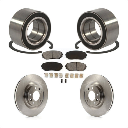Wheel Bearing Disc Brake Rotors And Pads Front Kit For 2007-2015 Mazda CX-9