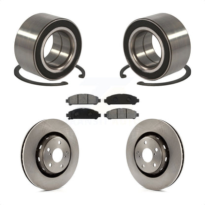 Wheel Bearing Disc Brake Rotors And Pads Front Kit For 2009-2016 Toyota Venza