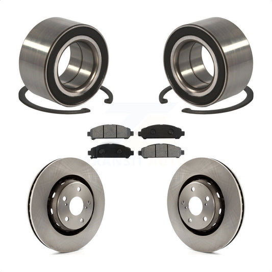 Wheel Bearing Disc Brake Rotors And Pads Front Kit For 2009-2016 Toyota Venza