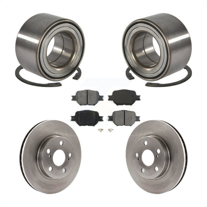 Wheel Bearing Disc Brake Rotors And Pads Front Kit For 2001 Toyota Celica GT