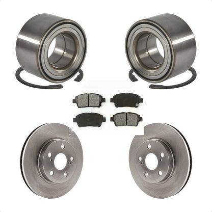 Wheel Bearing Disc Brake Rotors And Pads Front Kit For 2000 Toyota Celica GT