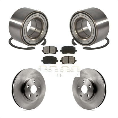 Wheel Bearing Brake Rotor & Pad Front Kit For Toyota Corolla Matrix Pontiac Vibe