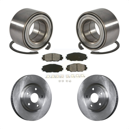 Wheel Bearing Disc Brake Rotor And Pad Front Kit For 2017-2018 Toyota Corolla iM