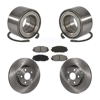 Wheel Bearing Brake Rotor & Pad Front Kit For Toyota Corolla Matrix Pontiac Vibe