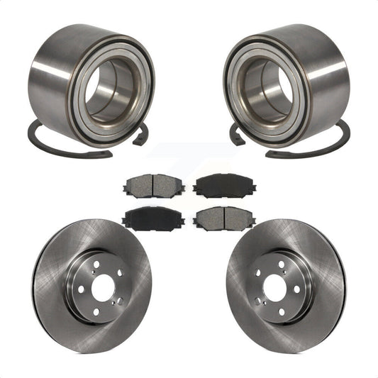 Wheel Bearing Brake Rotor & Pad Front Kit For Toyota Corolla Matrix Pontiac Vibe