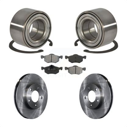 Wheel Bearing Brake Rotor & Pads Front Kit For Ford Escape Mazda Tribute Mercury