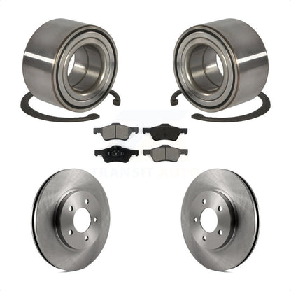 Wheel Bearing Brake Rotor & Pads Front Kit For Ford Escape Mazda Tribute Mercury