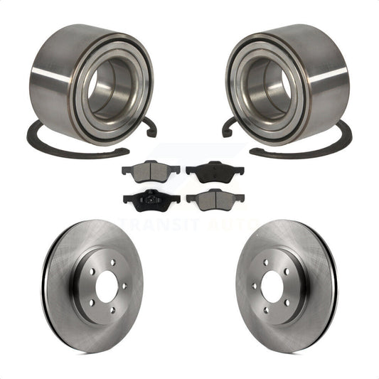 Wheel Bearing Brake Rotor & Pads Front Kit For Ford Escape Mazda Tribute Mercury