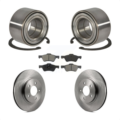 Wheel Bearing Disc Brake Rotor And Pad Front Kit For Ford Escape Mercury Mariner