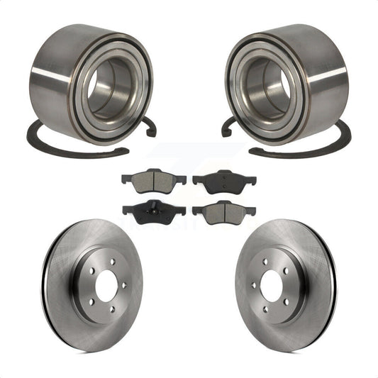 Wheel Bearing Disc Brake Rotor And Pad Front Kit For Ford Escape Mercury Mariner