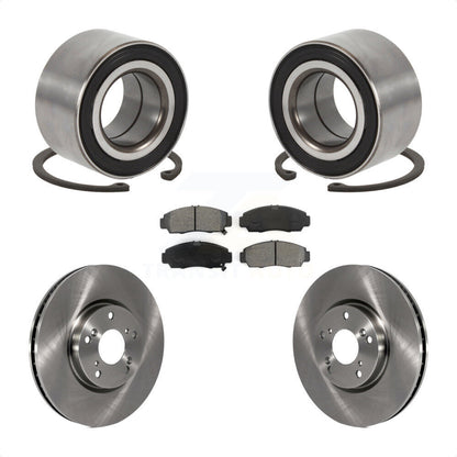 Wheel Bearing Disc Brake Rotor Pad Front Kit For Acura TL Automatic transmission