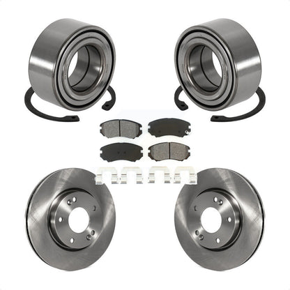 Wheel Bearing Disc Brake Rotors And Pads Front Kit For Hyundai Tiburon