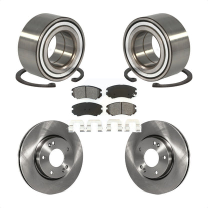 Wheel Bearing Disc Brake Rotors And Pads Front Kit For Hyundai Tiburon