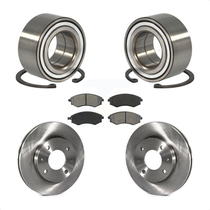 Wheel Bearing Disc Brake Rotors And Pads Front Kit For Hyundai Elantra