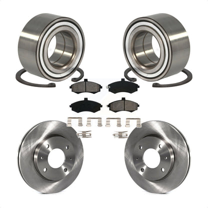 Wheel Bearing Disc Brake Rotors And Pads Front Kit For Hyundai Elantra