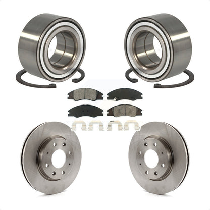 Wheel Bearing Disc Brake Rotors And Pads Front Kit For Kia Spectra Spectra5