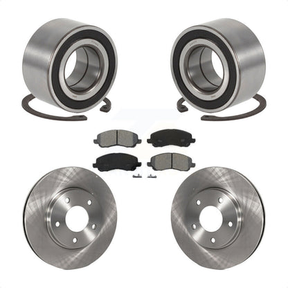 Wheel Bearing Disc Brake Rotor And Pad Front Kit For Mitsubishi Lancer Outlander