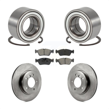 Wheel Bearing Disc Brake Rotors And Pads Front Kit For 2001-2005 BMW 325i 325xi