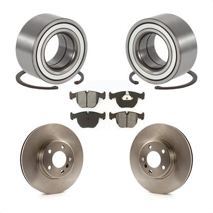 Wheel Bearing Disc Brake Rotors And Pads Front Kit For 2000 BMW X5 To 04 00