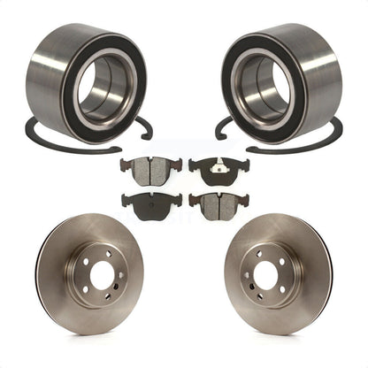 Wheel Bearing Disc Brake Rotors And Semi-Metallic Pads Front Kit For BMW X5